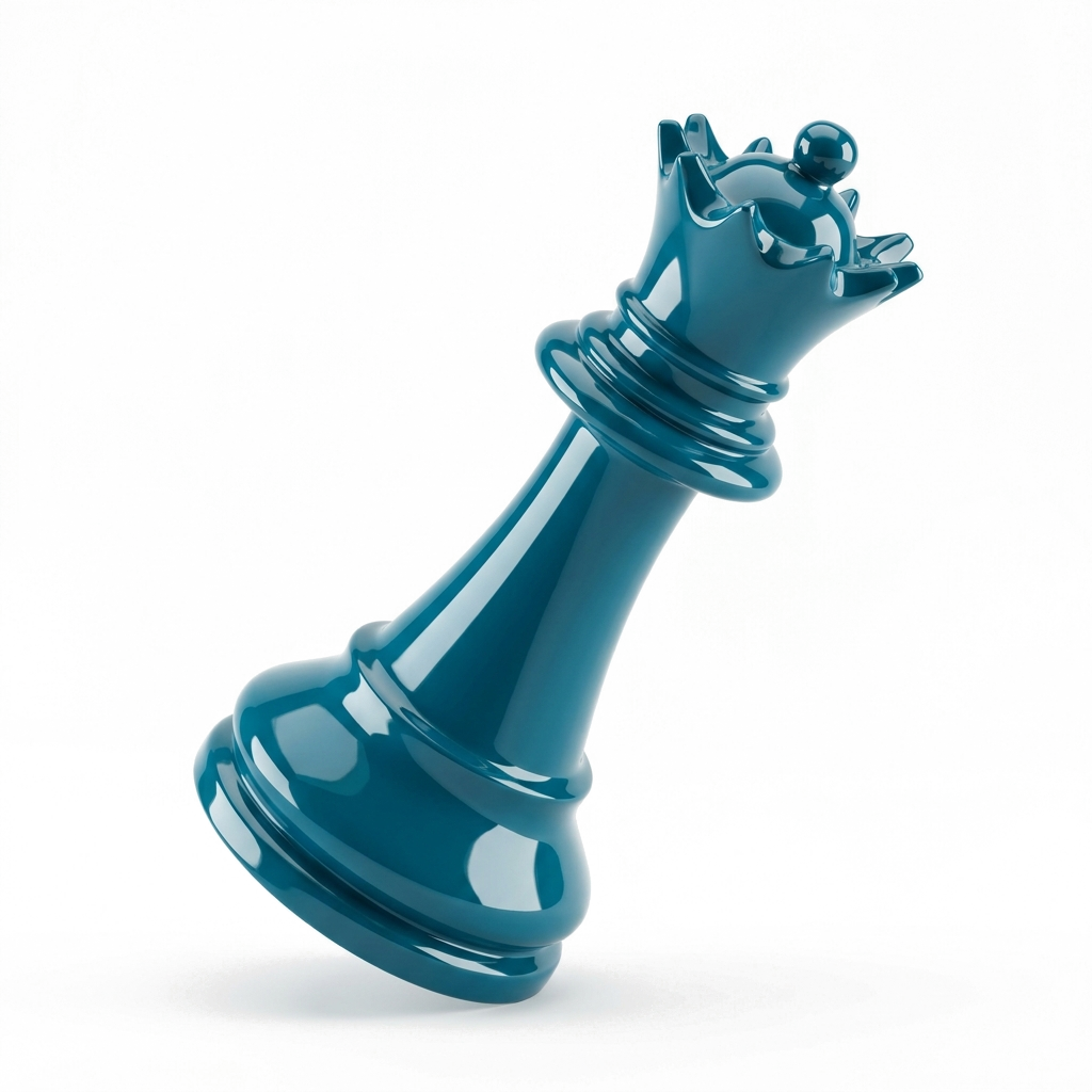 Peça Rainha de Xadrez Estratégia